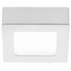 LED-Deckenleuchte - weiß - eckig - 1-flammig