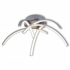 LED-Deckenleuchte - silber - Ø 47 cm