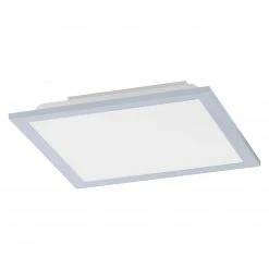 LED-Deckenleuchte - weiß-silber - Ø 30 cm