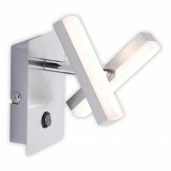 LED-Spot - stahlfarben - 2-flammig