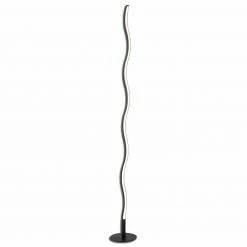 LED-Stehleuchte - schwarz - 120 cm