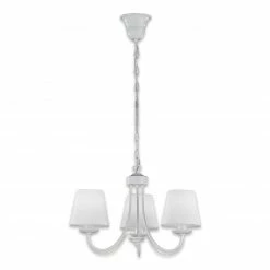 Pendelleuchte - weiß - 3-flammig