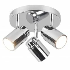 Spot-Rondell - chrom - 3-flammig