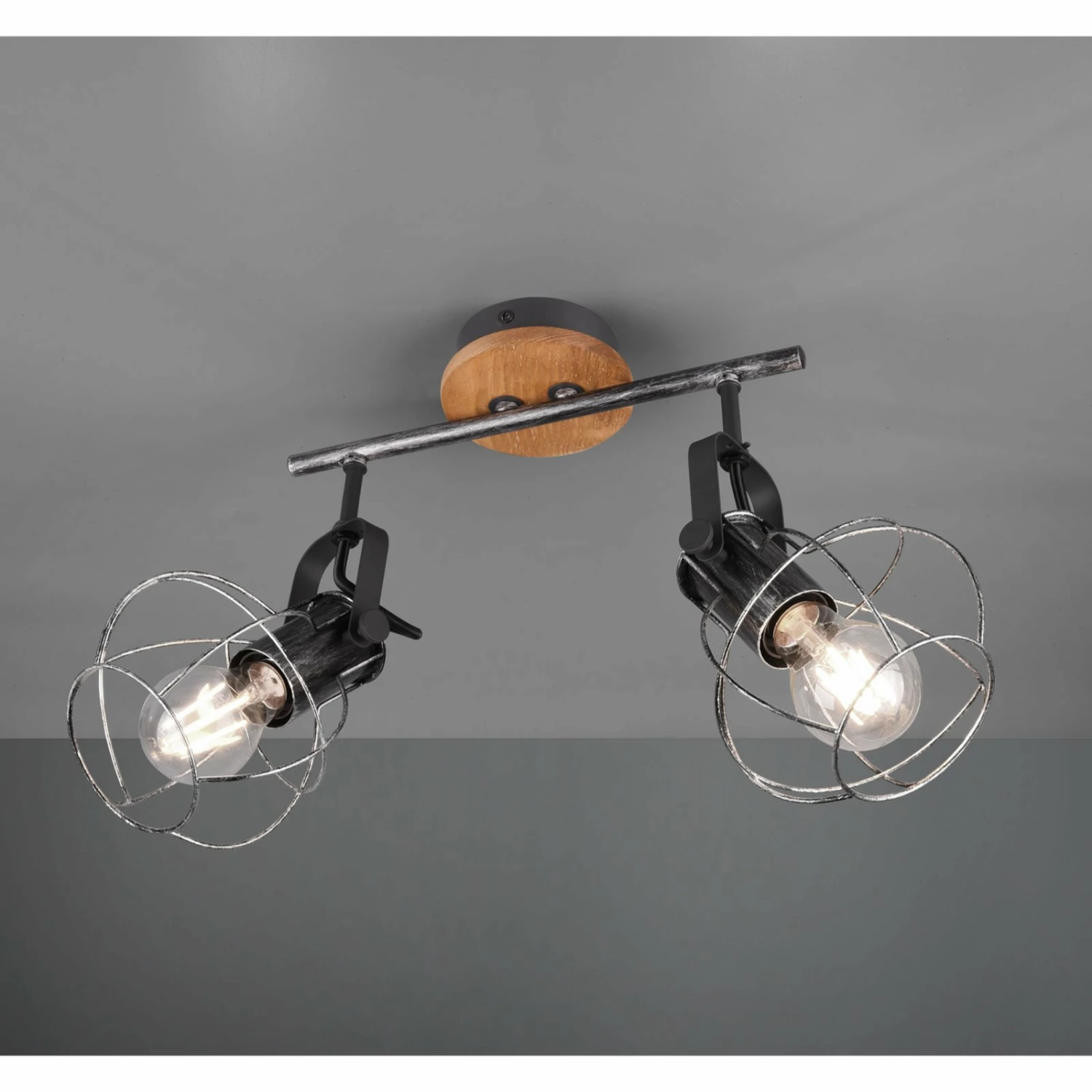 Spotbalken - schwarz-silber - 2 flammig – Bild 2