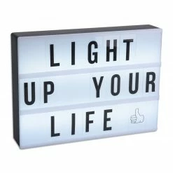 LED-Lichtbox - Lightbox - mit Buchstaben