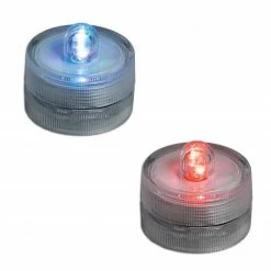 2er-Set LED-Schwimmkerze - mit Farbwechsel - 3 cm