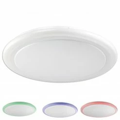 LAMPURA RGB-LED-Deckenleuchte - weiß - Sternenoptik - Ø 60 cm
