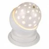 LAMPURA LED-Tischleuchte - weiß - Ø 8,8 cm