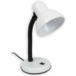LAMPURA Schreibtischleuchte - weiß-schwarz