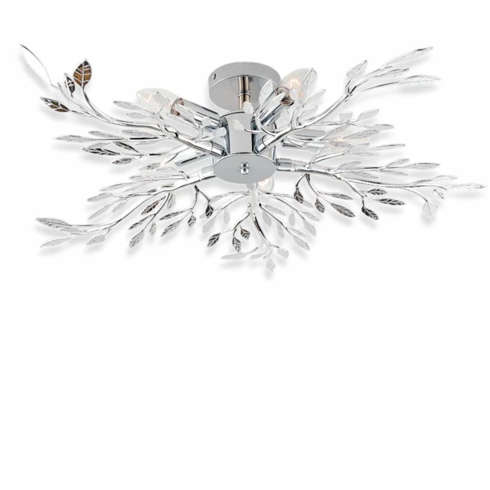 Deckenleuchte - chrom - Acryl - Ø 67 cm