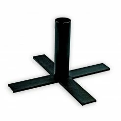 Standfuss für Leuchtstäbe - schwarz - Metall - Kunststoff