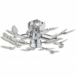 Deckenleuchte - silber - Ø 40 cm