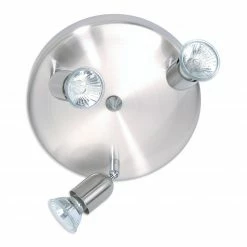 LED-Spotrondel - satin - 3-flammig