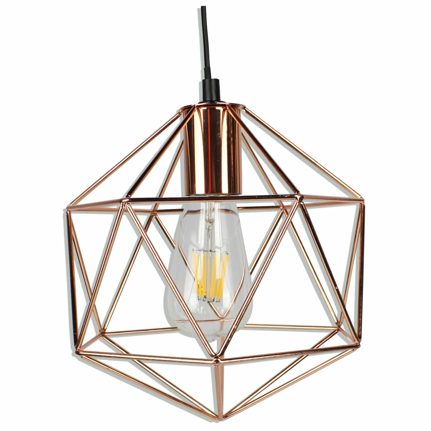 LAMPURA Pendelleuchte - bronzefarben - Metall