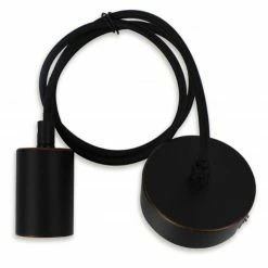 LAMPURA Schnurpendel - schwarz - 100 cm