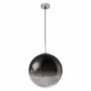 Pendelleuchte - rauchgrau - Glas - Ø 30 cm
