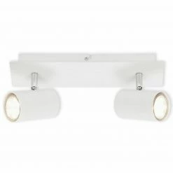 LAMPURA LED-Spotbalken - weiß matt - 2-flammig