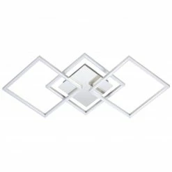 LAMPURA LED-Deckenleuchte - chrom-alu - schwenkbar