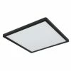 LED-Panelleuchte - schwarz - dimmbar - 29,4x29,4 cm
