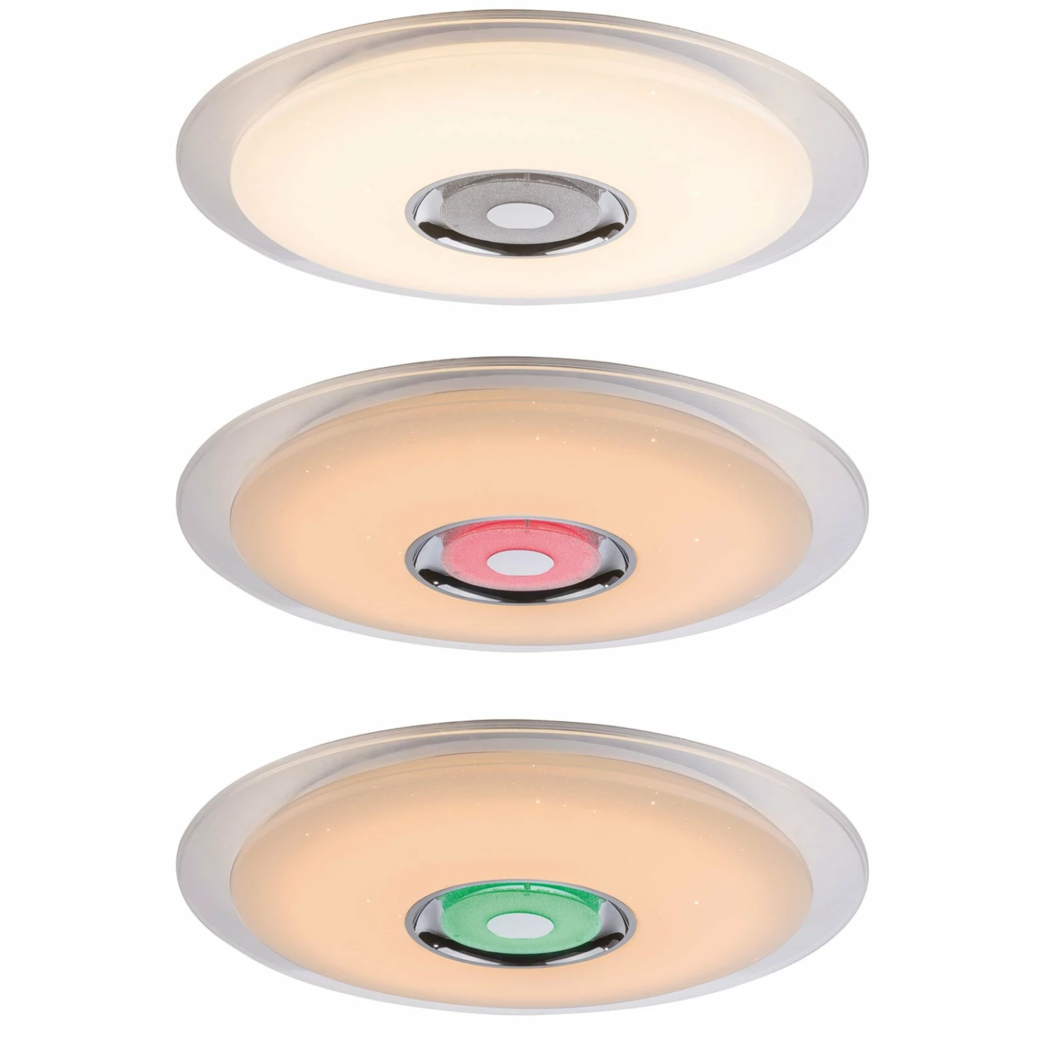 LED-RGB-Deckenlampe - dimmbar - Sternen-Effekt – Bild 2