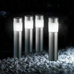 Solar-LED-Erdspieß 4er-Set - 38 cm hoch