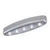 LED-Unterbauleuchte - silber - Kunststoff - 15 cm