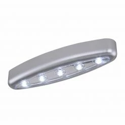 LED-Unterbauleuchte - silber - Kunststoff - 15 cm