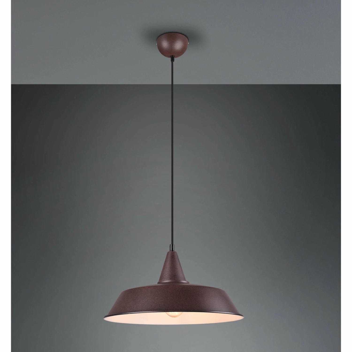 Pendelleuchte - antik rostfarbig - 35,5 cm â Bild 2