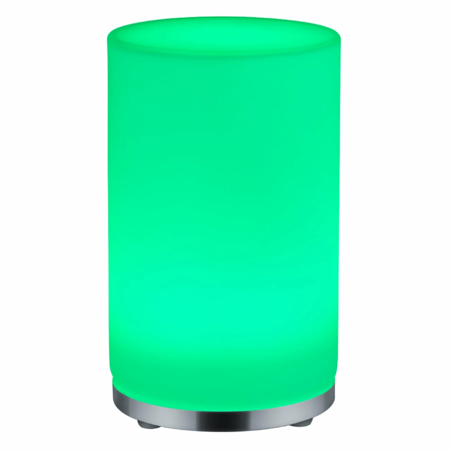 LED-RGB-Tischlampe - weiß - Glas – Bild 3