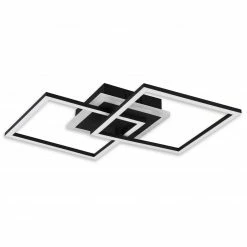 LED-Deckenlampe - schwarz matt - 57,5 cm