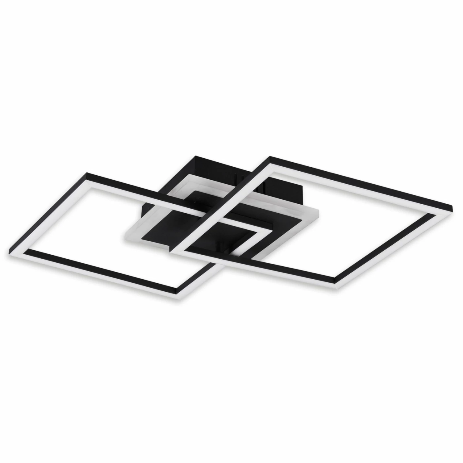 LED-Deckenlampe - schwarz matt - 57,5 cm