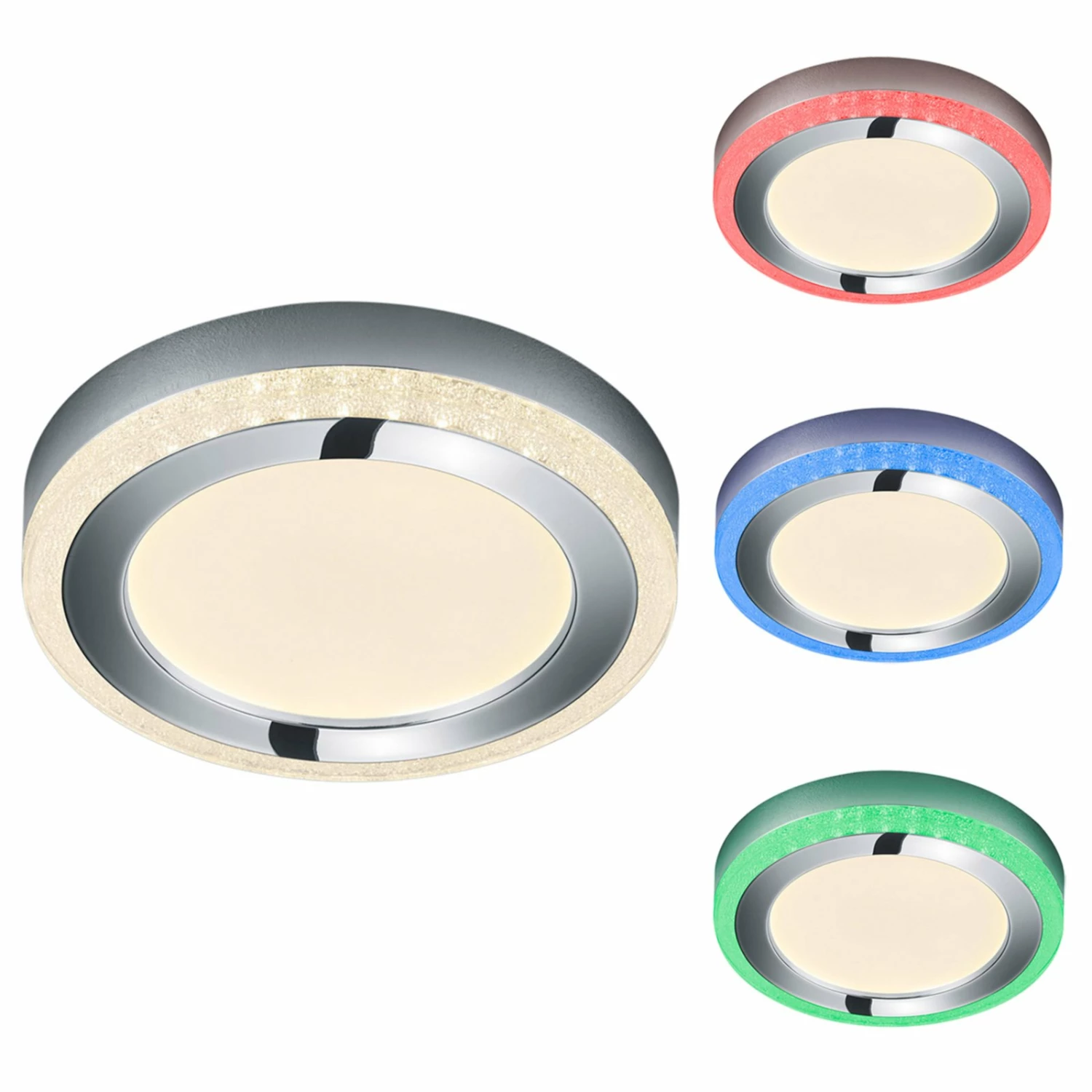 LED-RGB-Deckenlampe - weiß - Nachtlichtfunktion