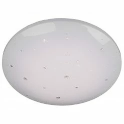 LED-Deckenleuchte - weiß - Glitzerapplikation - Ø 40 cm