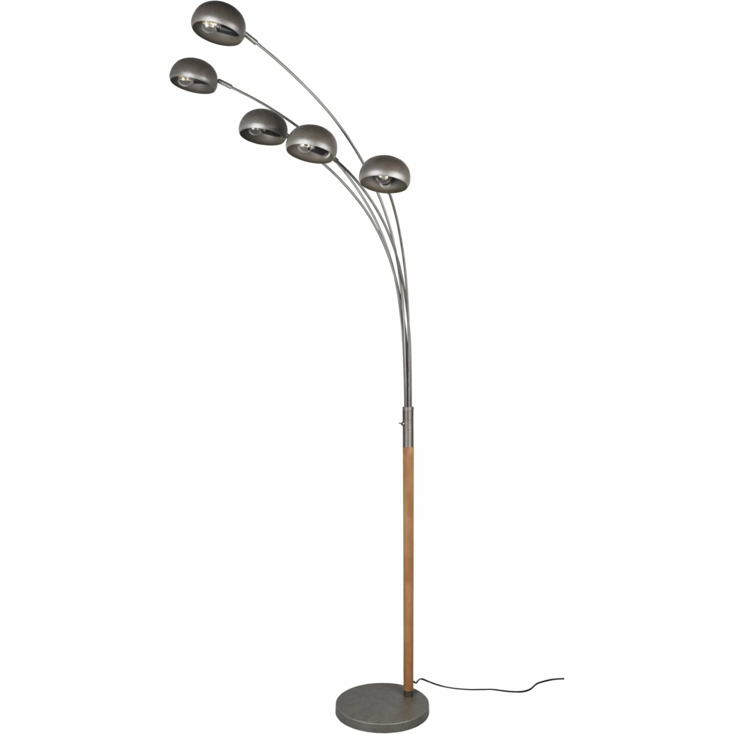 Stehleuchte - Nickel antik - 5-flammig – Bild 5