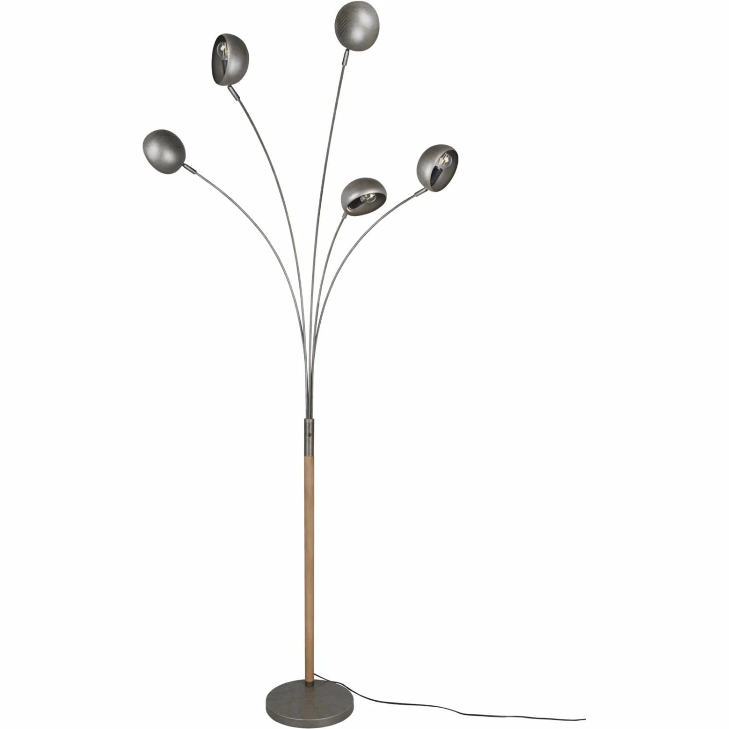 Stehleuchte - Nickel antik - 5-flammig – Bild 7