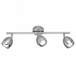 LED-Deckenleuchte - Nickel matt - 3-flammig
