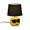 Emoji-Tischleuchte - Sonnenbrille - schwarz - 26 cm