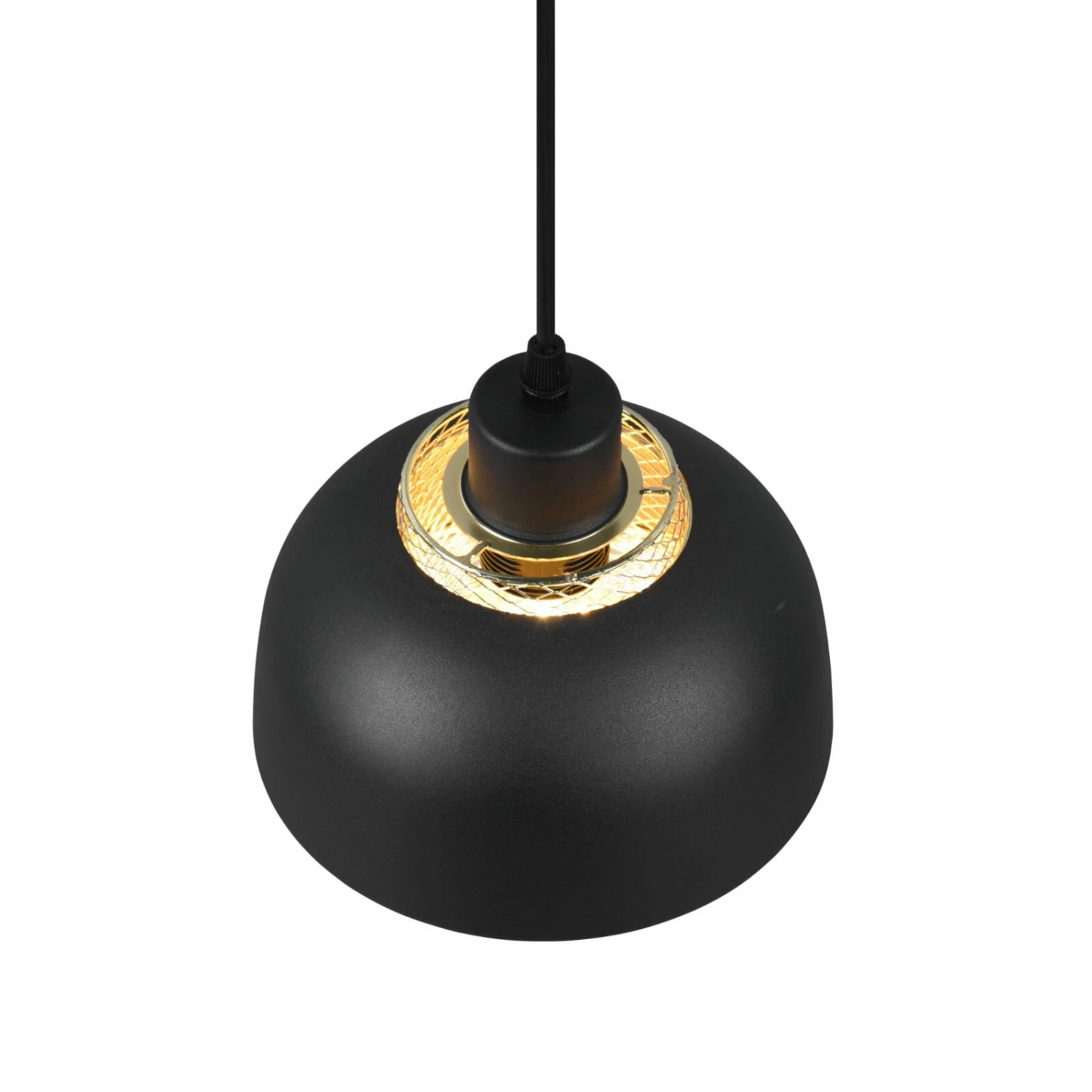 Pendelleuchte - schwarz-gold - Industrial Style - 18 cm â Bild 4