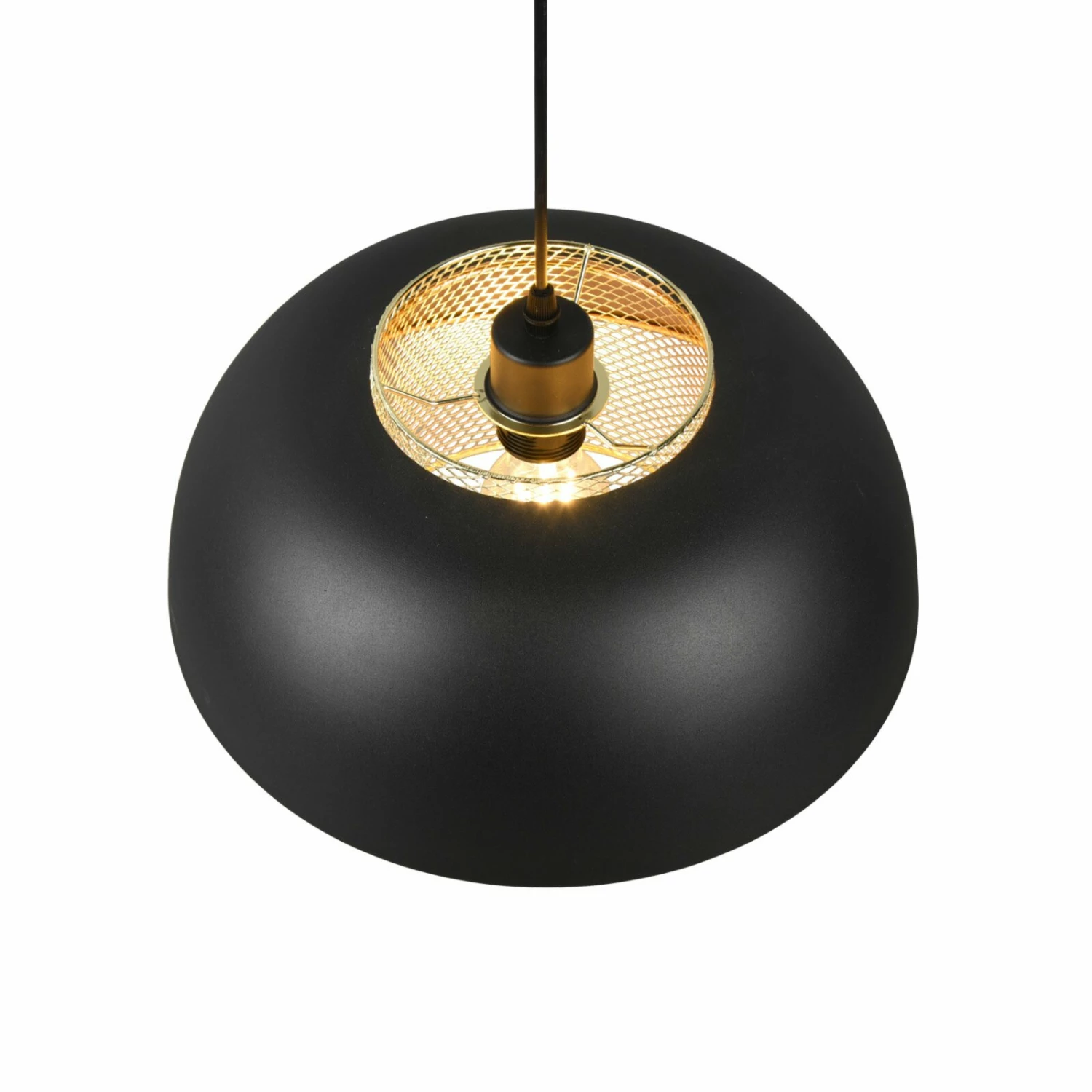 Pendelleuchte - schwarz-gold - Industrial Style - 35 cm – Bild 4