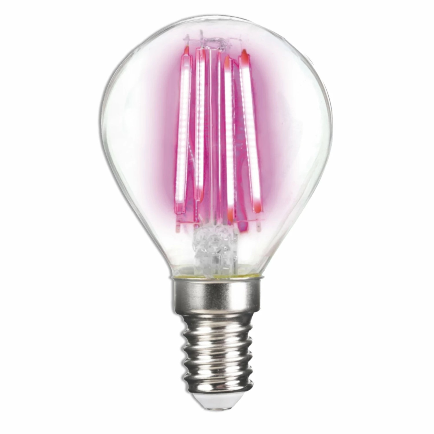 LED-Leuchtmittel - pink - E14 - 4 Watt