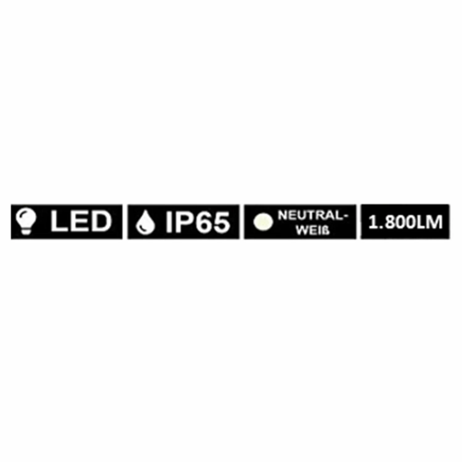 LED-Feuchtraumleuchte - weiß - 128 cm – Bild 4