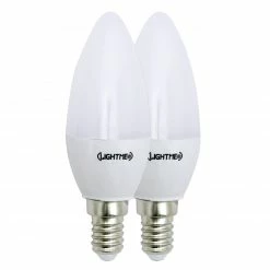 2er-Pack LED-Kerzenlampe 2er Set - E14 - 3 W - warmweiß