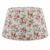Lampenschirm - creme - Blumenprint