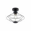 Deckenleuchte - schwarz - 1-flammig - Ø 28 cm