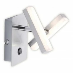 LED-Spot - stahlfarben - 2-flammig