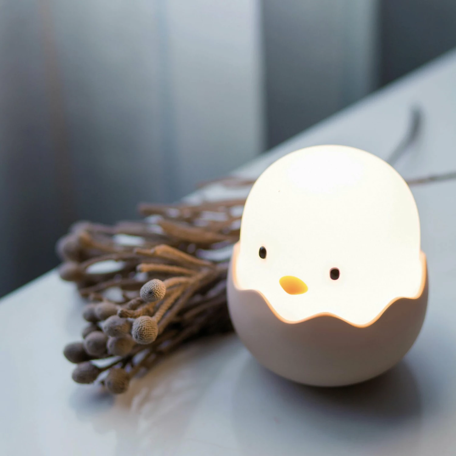 LED-Touch-Nachtlicht - creme-beige - dimmbar – Bild 3