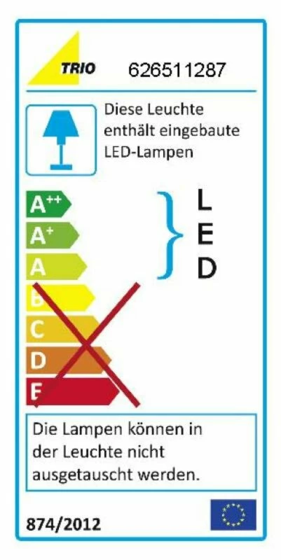 LED-Deckenleuchte medium - Titan - weiß – Bild 2