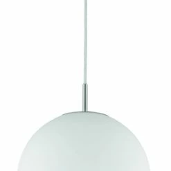 Pendelleuchte - Nickel matt - Glas