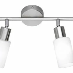 Deckenleuchte - Nickel matt - 4-flammig