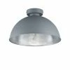 Deckenlampe - grau-silber - 1-flammig
